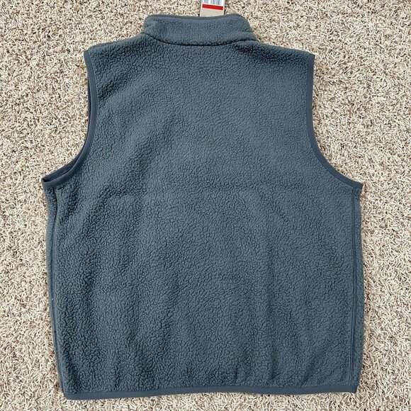 Nike Sportswear Club Men's Fleece Brushed Winterized Zip  Vest Gray, Size Large - Picture 9 of 14
